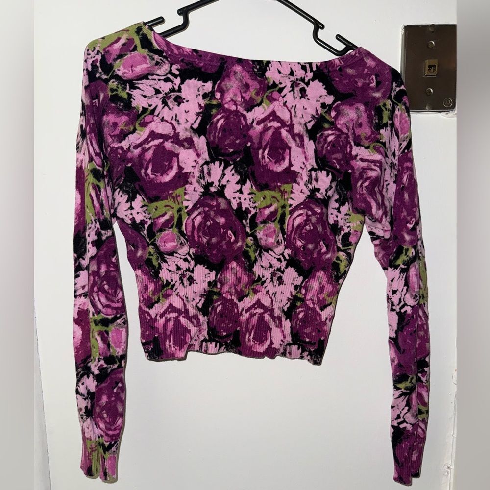 Forever 21 Pink Floral Crop Top - Picture 4 of 6